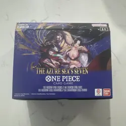 One Piece The Azure Sea's Seven Booster Box English - EMPTY NO CARDS - Image 1
