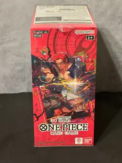 One Piece CCG Shanks Red 6 Starter Deck Box ST-23 Factory Sealed New BANDAI - Image 1