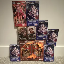 Bandai One Piece CCG Deck Promo Azure Sea's Seven Illustration Box vol.5 Luffy - Image 1