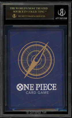 One Piece CCG Roronoa Zoro Azure Sea's Seven PRB02-006 BGS 10 BLACK LABEL - Image 2