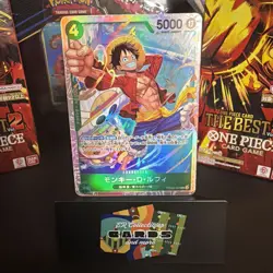 Monkey D. Luffy PRB02-005 SR One Piece TCG The Best Volume 2 Japanese NM - Image 1