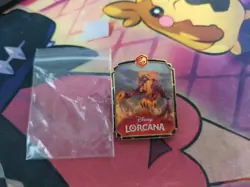 Scar Disney Lorcana Pin - Organized Play League Promo - The First Chapter - Image 1