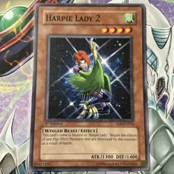 Yugioh Harpie Lady 2 SD8-EN014 Common 1st Edition LP - Image 1