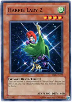 Harpie Lady 2 - DR3-EN078 - Common - Unlimited Edition Near Mint Yugioh Card - Image 1