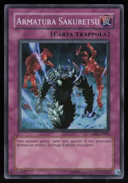 Sakuretsu Armor CP01-IT004 EN004 ITALIAN Super Rare Yu-Gi-Oh #1 - Image 1