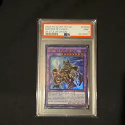 Yu-Gi-Oh! Master of Chaos BACH-EN036 Battle of Chaos 1st Ed Ultra Rare PSA 9 - Image 1