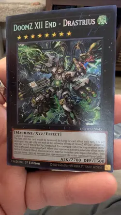 DoomZ XII End - Drastrius - DOOD-EN045 - 1st Edition - Secret Rare - NM - Yugioh - Image 1