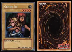 Gemini Elf LON-000 Secret Rare Reverse Foil Error Yu-Gi-Oh - Image 3