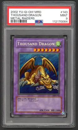 Yu-Gi-Oh! - PSA 9 Thousand Dragon 143 - Metal Raiders - MINT - PSA9 - Image 1