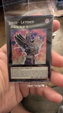 Yugioh - Jinzo - Layered DLCS-EN149 Limited Edition Secret Rare Sealed NM - Image 2