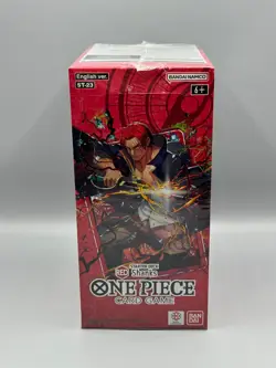 One Piece CCG Shanks Red 6 Starter Deck Box ST-23 Factory Sealed New BANDAI - Image 1