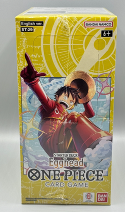 One Piece CCG Egghead ST-29 6 Starter Deck Box Sealed New BANDAI English - Image 1