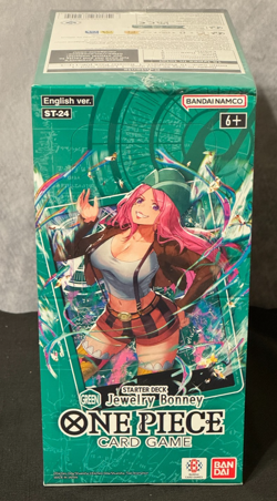 One Piece CCG Jewelry Bonney ST-24 Starter Deck Box Sealed New BANDAI English - Image 1