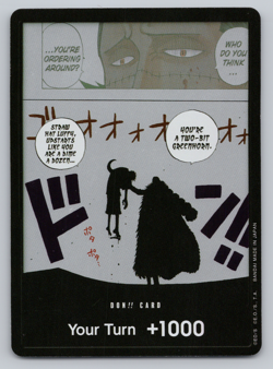 DON!! Card (Black & White) One Piece - Kingdoms of Intrigue OP04 - Image 1