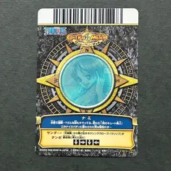 S4565 Nami in Bikini Holo Japanese One Piece Berry Match Crew Card 2008 - Image 2