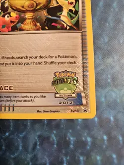 Pokemon Victory Cup BW31 Battle Road Spring 2012 1st Place Promo Card NM - Image 3