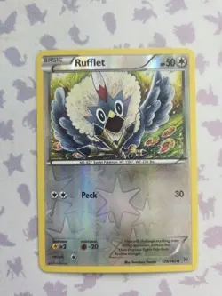Rufflet 129/162 Breakthrough Reverse Holo Pokemon Tcg Card NM +🎁 - Image 1