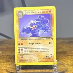 Pokemon Dark Machamp TCG Card 27/82 Non-Holo - Image 1