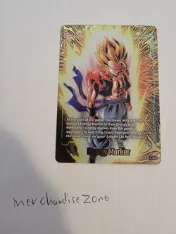 *Dragon Ball Super Card Game 2nd Anniversary GOLD Energy Marker E-129 SSJ Gogeta - Image 1