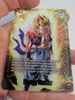 *Dragon Ball Super Card Game 2nd Anniversary GOLD Energy Marker E-129 SSJ Gogeta - Image 5