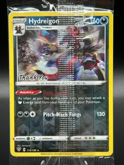 Hydreigon-[Thank You] 110/189 Miscellaneous Cards & Products Reverse Holo SEALED - Image 2