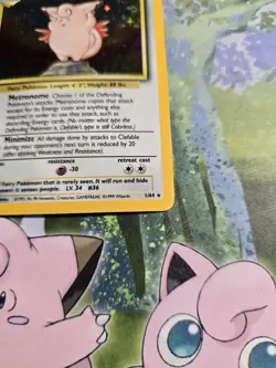 LP Clefable Holo 1/64 No Set Symbol Jungle Pokemon Card - Image 2