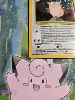 LP Clefable Holo 1/64 No Set Symbol Jungle Pokemon Card - Image 3