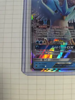 Pokemon Articuno GX - 31/168 - Celestial Storm Sun & Moon Ultra Rare Card NM - Image 2