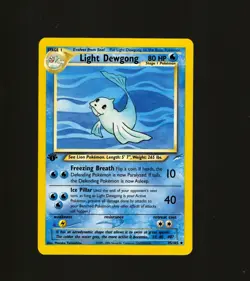 Light Dewgong 45/105 Pokemon TCG 1st Edition Neo Destiny NM Vintage 2002 Card - Image 1