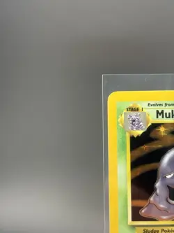 Pokemon Muk Fossil Holo Rare 13/62 NM/LP Unlimited Card 1999 - Image 2