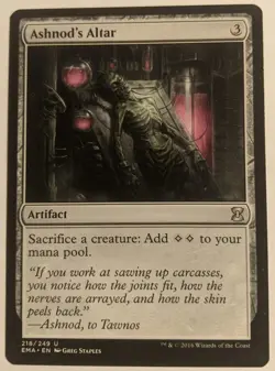 MTG English Magic card Near Mint ASHNOD'S ALTAR from Eternal Masters - Image 1