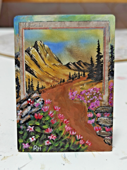 Mountain MTG Alter Art Magic The Gathering - Image 1