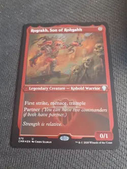 MTG - (Etched Foil) ROGRAKH, SON OF ROHGAHH - Commander Legends (U) - Image 1