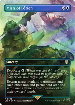 MTG SURGE FOIL Mists of Lorien - The Lord of the Rings Commander #545 - Image 1
