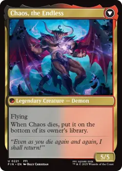 Garland, Knight of Cornelia // Chaos, the Endless [FINAL FANTASY] Magic MTG - Image 2