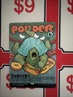 Ponder Borderless Showdown Promo MTG Secret Lair - Image 1