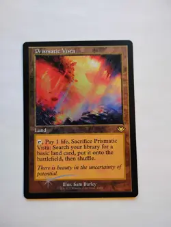 Modern Horizons Magic: The Gathering Prismatic Vista Foil Etched - Image 1