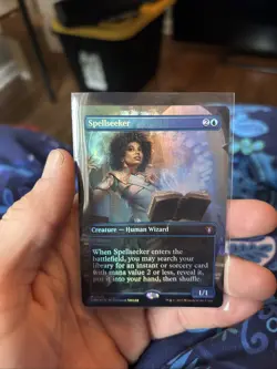 Spellseeker (Borderless) Commander Masters Foil - Image 1