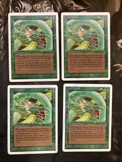 *** UNLIMITED Craw Wurm x4 *** EX to NM - DUTY FREE - MtG Magic - Image 1