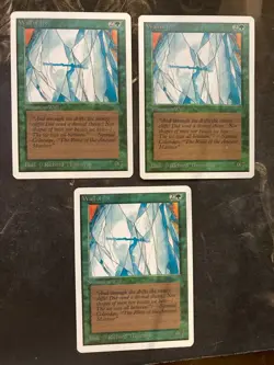 *** UNLIMITED Wall of Ice x3 *** EX-NM Clean! DUTY FREE - MtG Magic - Image 1