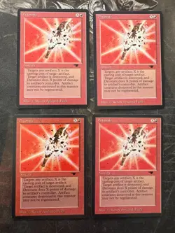 *** ANTIQUITIES Detonate x4 *** EX-NM Clean! - DUTY FREE MtG Magic - Image 1