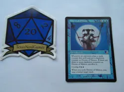 x1 Decree of Silence Scourge MTG Magic the Gathering TexasNerdGames - Image 1