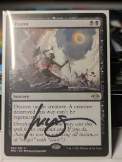 MTG Damn - Modern Horizons 2 - SIGNED BY ARTIST - Image 1