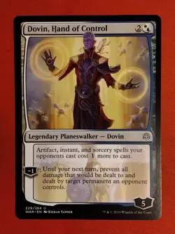 Dovin, Hand of Control - War Of The Spark 229/264 Magic The Gathering Unplayed - Image 1