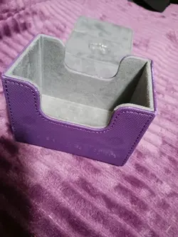 Ultimate Guard Sidewinder 80+ Purple Xenoskin Used Magic the Gathering Deck Box - Image 4