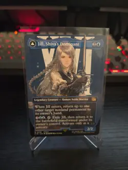 Jill, Shiva's Dominant R0378 (Borderless) Magic The Gathering Final Fantasy NM - Image 1