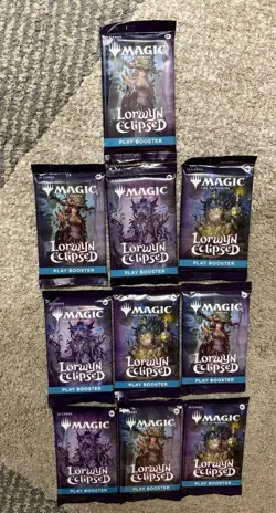 Lot Of 10 MTG Magic The Gathering Lorwyn Eclipsed Play Booster Packs Sealed - Image 1