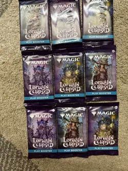Lot Of 10 MTG Magic The Gathering Lorwyn Eclipsed Play Booster Packs Sealed - Image 2