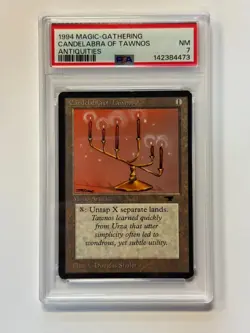1994 MTG Antiquities Candelabra of Tawnos PSA 7 NM - Image 1