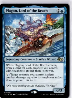 Plagon, Lord of the Beach (Anime) Foundations Jumpstart Regular NM R 0037 - Image 1
